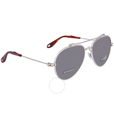 givenchy gv 7057|Givenchy Grey Pilot Unisex Sunglasses GV 7057/S 0010/M9 58.